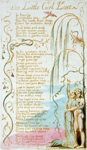 La niña perdida, placa 5 de Canciones de Inocencia, 1789